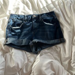 denim shorts